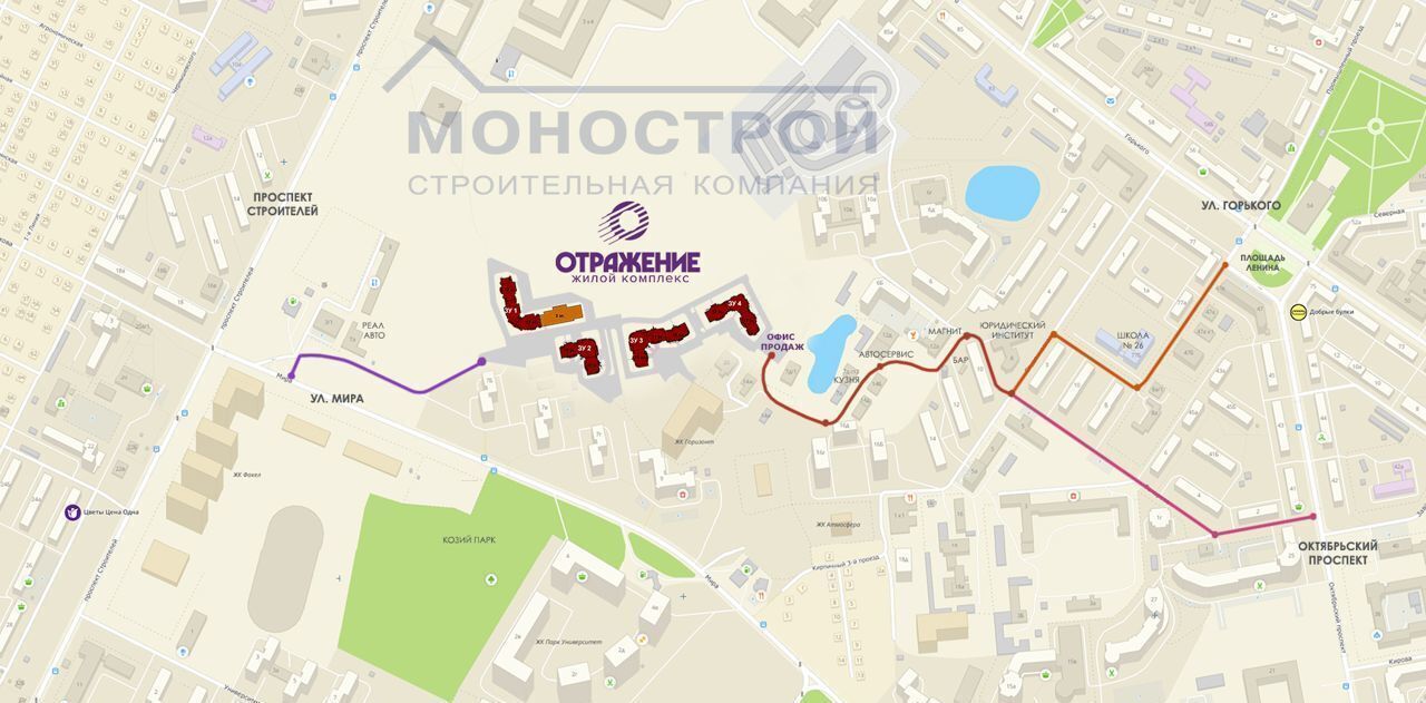 квартира г Владимир р-н Октябрьский ул Мира 5в ЖК «Отражение» фото 7