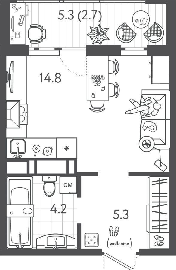 квартира г Краснодар р-н Центральный ул Колхозная 3 фото 1