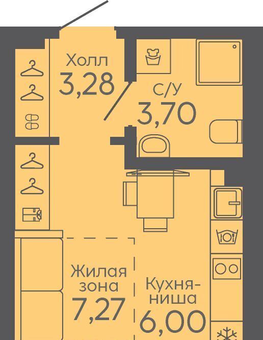 квартира г Екатеринбург микрорайон Новокольцовский Ботаническая фото 1