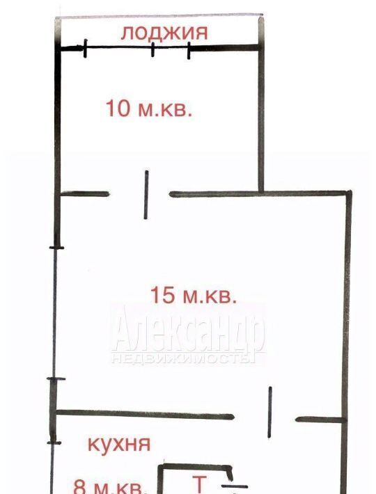 квартира г Санкт-Петербург метро Улица Дыбенко ул Дыбенко 23к/1 округ № 54 фото 10