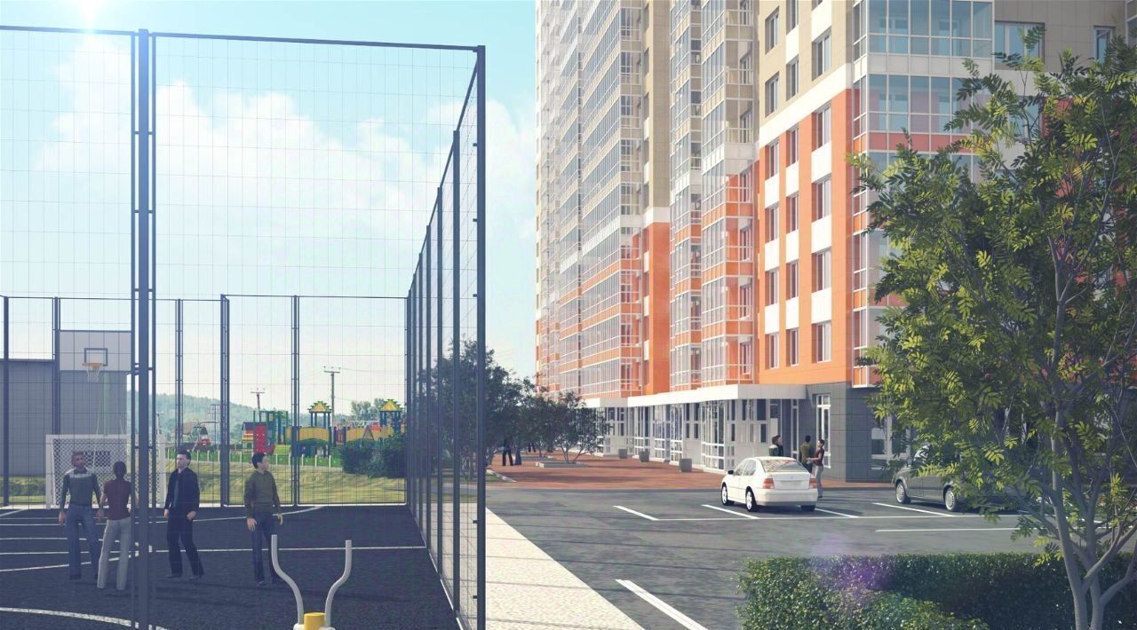 квартира г Красноярск р-н Октябрьский ул Лесопарковая 43к/1 фото 9