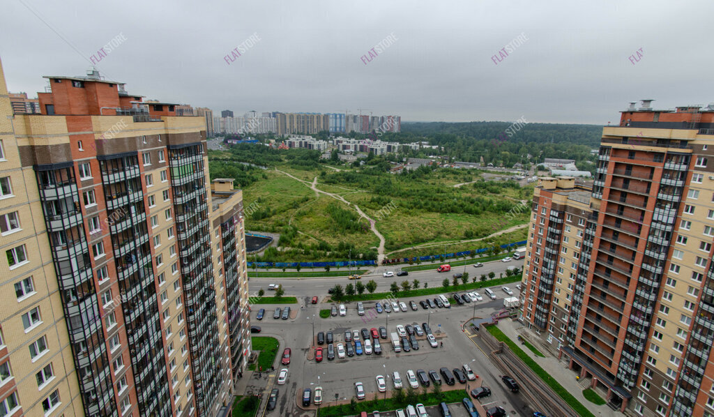 квартира г Санкт-Петербург п Парголово ул Валерия Гаврилина 13к/1 ЖК «Северная Долина» метро Парнас фото 12