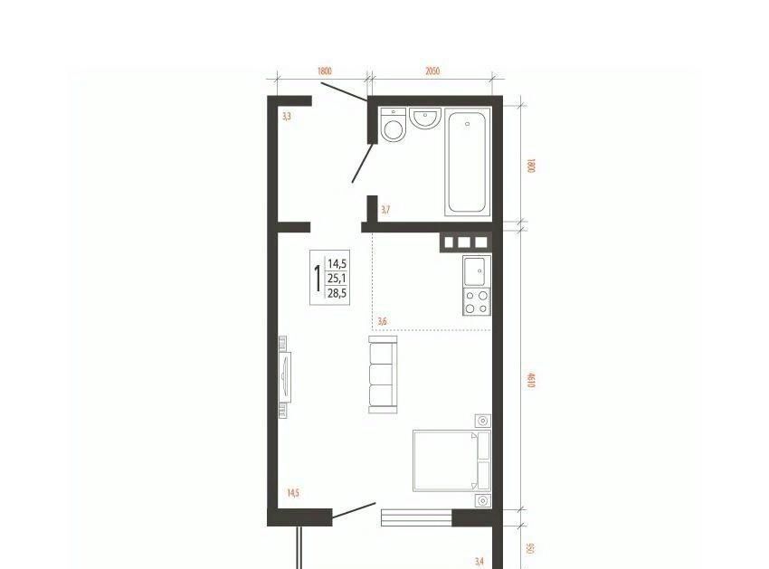 квартира г Иркутск р-н Правобережный ул Сарафановская фото 1