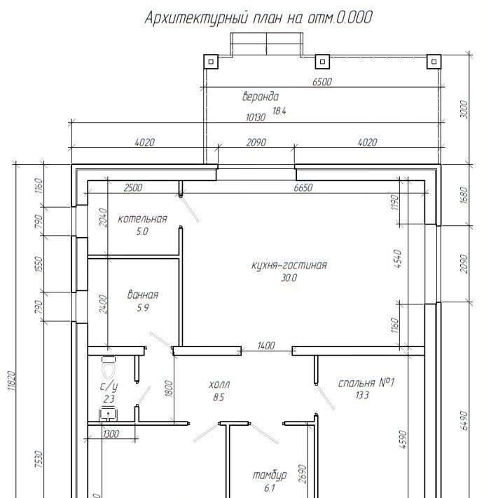 дом р-н Омский с Троицкое ул 1-я Новосибирская фото 9