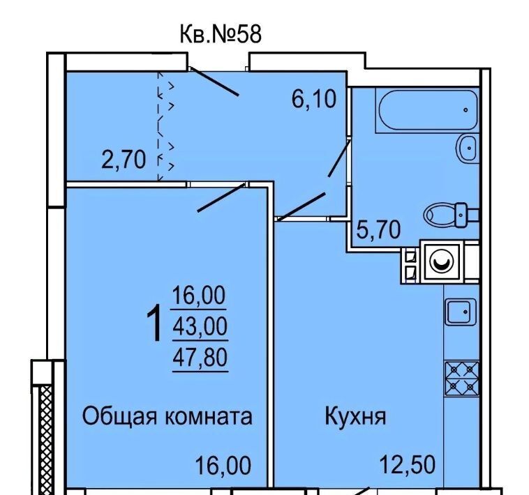 квартира г Тула р-н Привокзальный ул Седова 20г фото 1