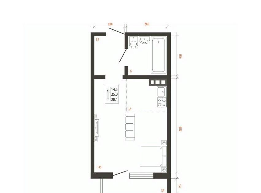 квартира г Иркутск р-н Правобережный ул Сарафановская фото 1
