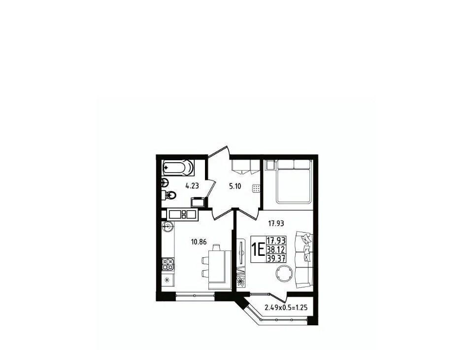 квартира г Майкоп ул Васильева К.А. 2к/4 фото 1