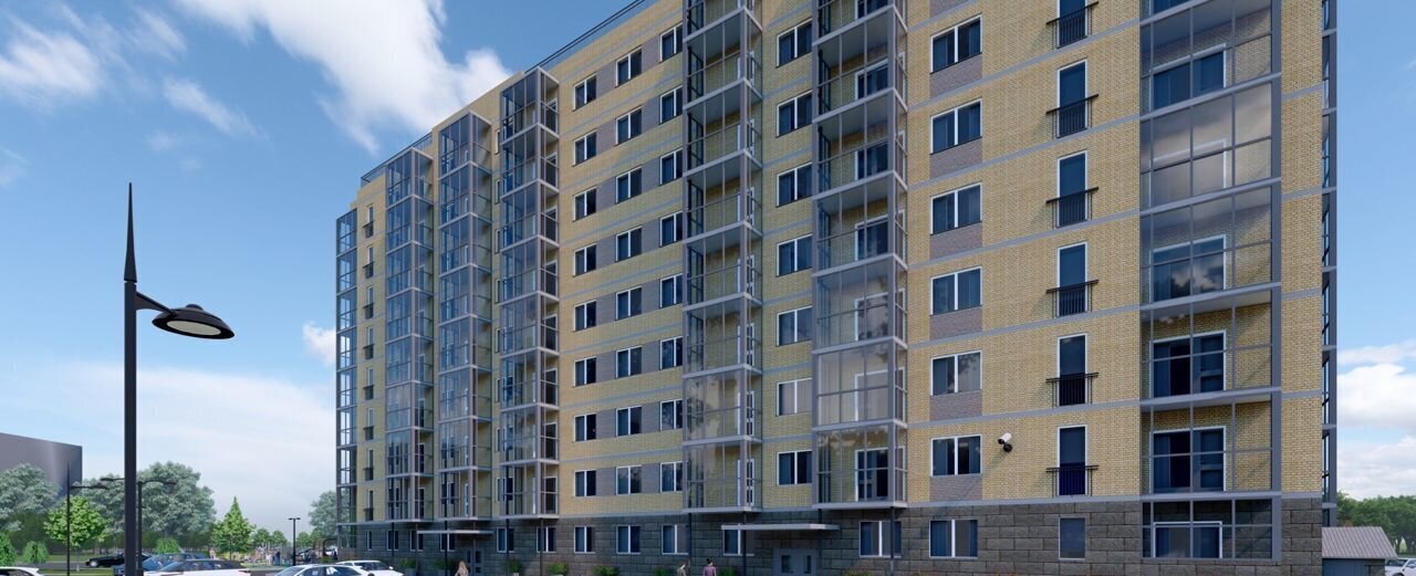 квартира г Псков Запсковье пер Белинского ЖК «Пушкин» з/у 1 фото 3
