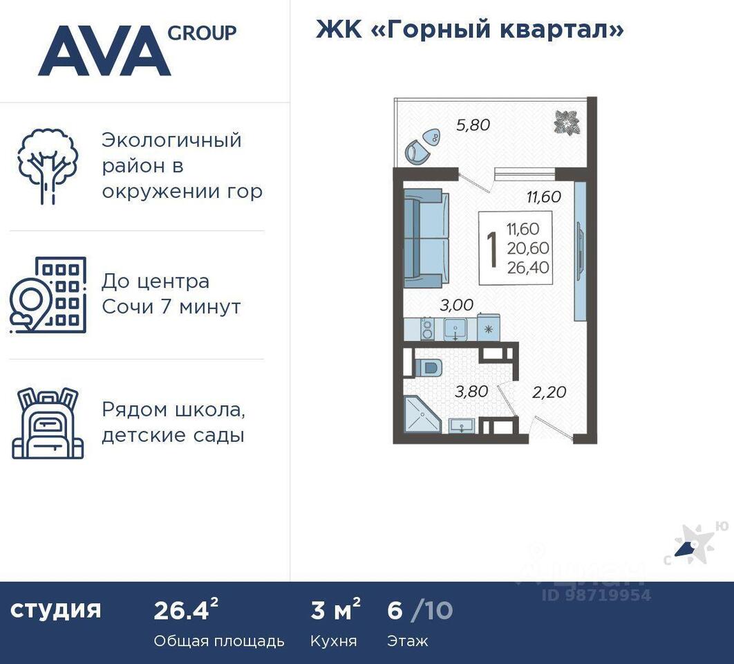 квартира г Сочи с Раздольное ул Тепличная 108 Сочи, городской округ Сочи, Хостинский внутригородской район, Раздольное фото 1