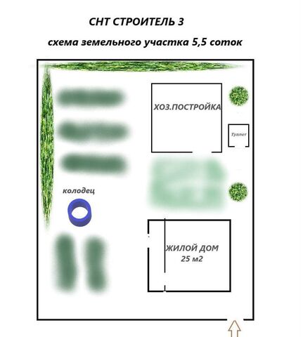 р-н Октябрьский территория СОСН Строитель-3 фото