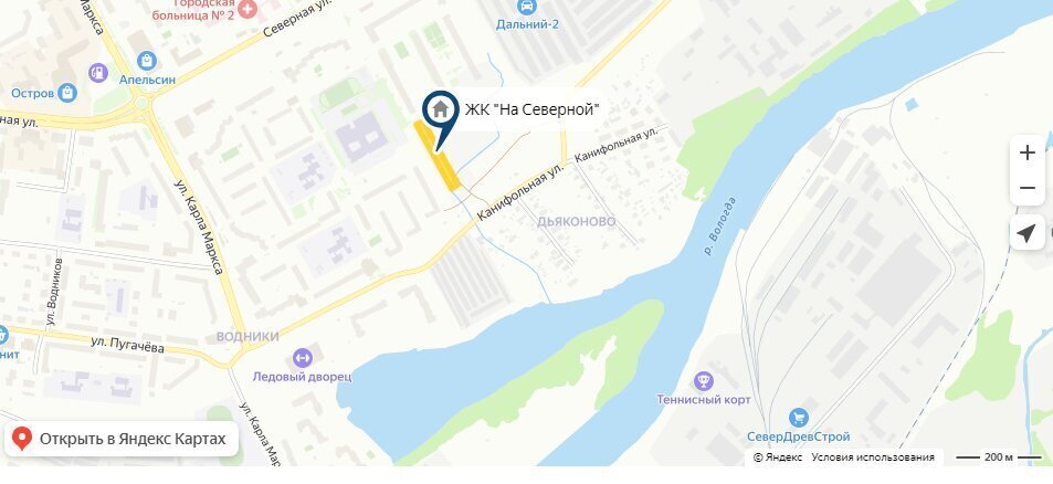 квартира г Вологда ул Северная 36г ЖК «На Северной» фото 7