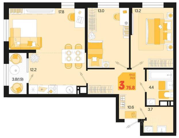 р-н Карасунский ул им. Виктора Нарыкова 10 с 1 фото