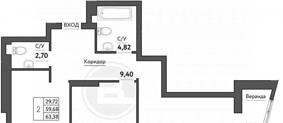 квартира г Самара Безымянка ЖК Времена года 13-й мкр фото 9