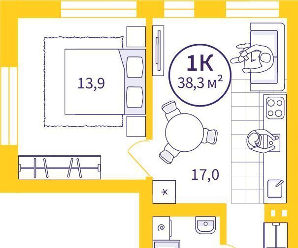 квартира г Екатеринбург р-н Верх-Исетский Геологическая ул Репина 111 фото 1