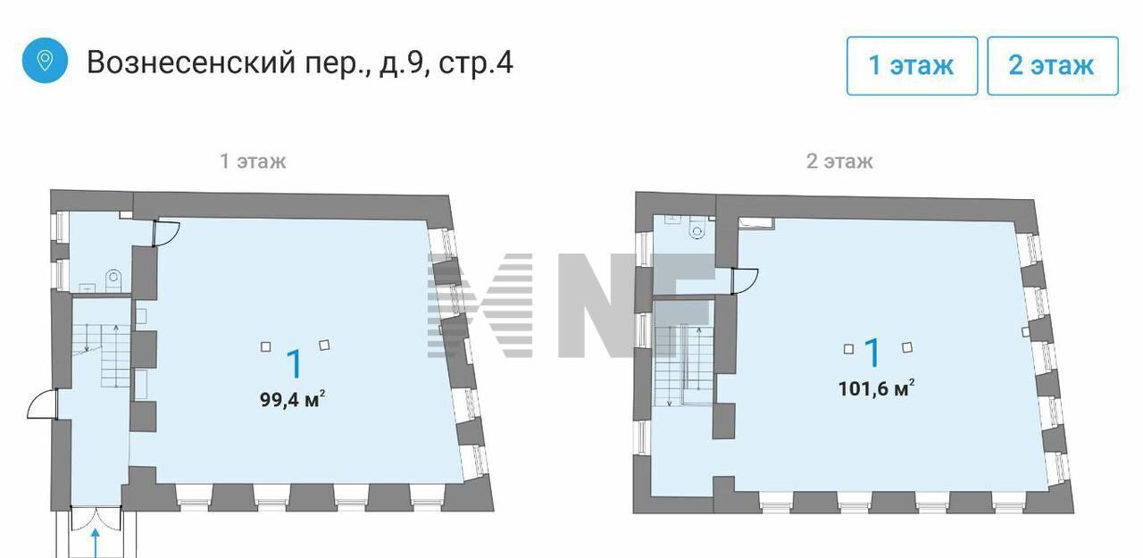 торговое помещение г Москва метро Тверская пер Вознесенский 9с/4 муниципальный округ Пресненский фото 4