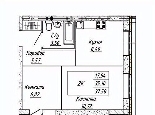 квартира г Барнаул р-н Железнодорожный ул Шевченко 135 фото 1