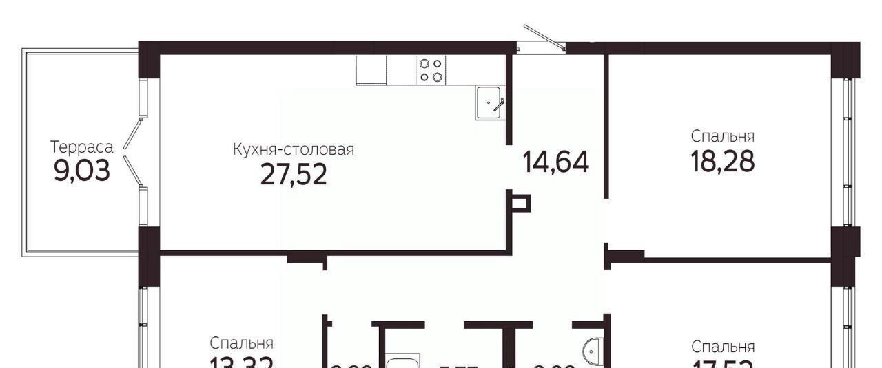 квартира г Томск р-н Советский пр-кт Комсомольский 48 фото 1