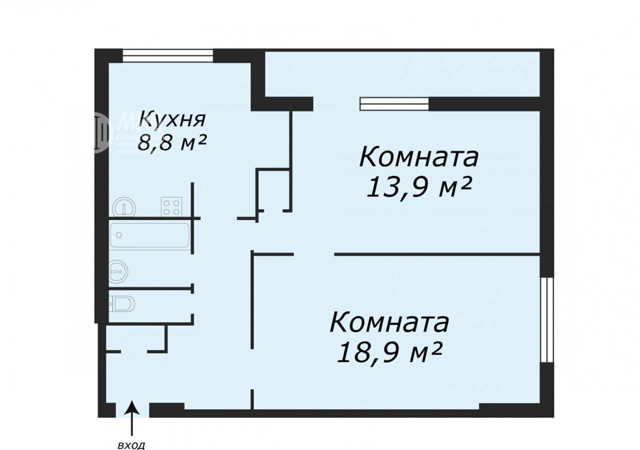 квартира г Москва ул Сельскохозяйственная 19 Ботанический сад фото 17