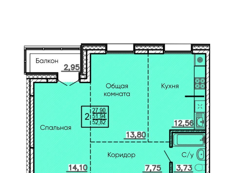 квартира г Улан-Удэ мкр Энергетик р-н Октябрьский фото 1