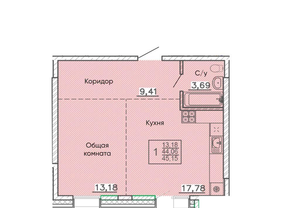 квартира г Улан-Удэ мкр Энергетик р-н Октябрьский фото 1