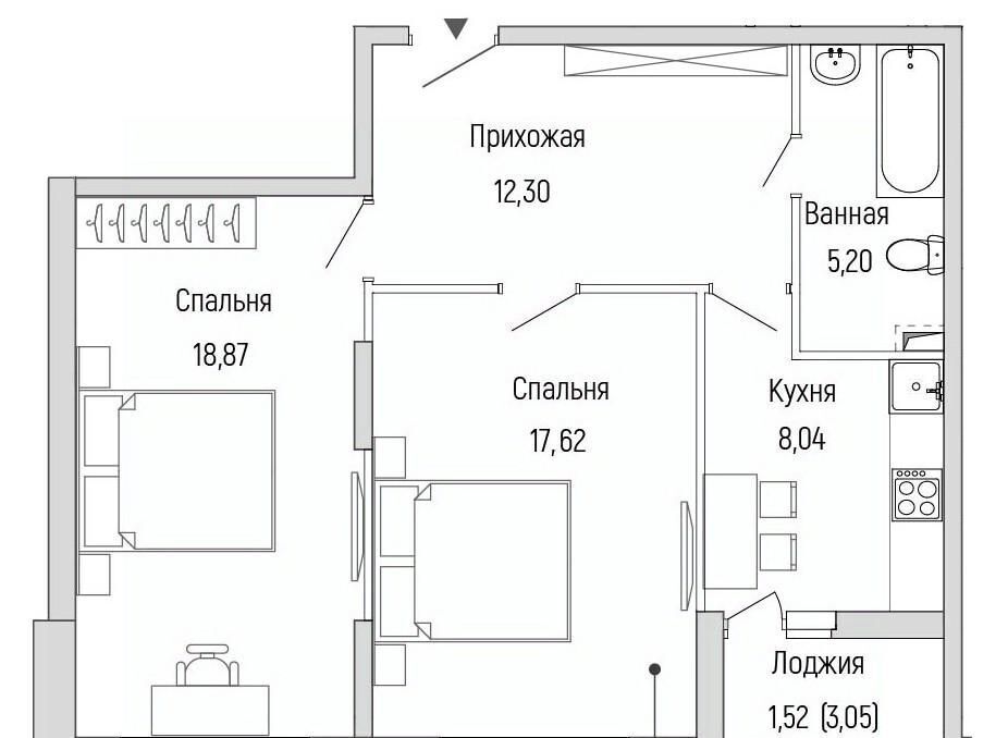 квартира городской округ Красногорск д Бузланово Опалиха фото 1