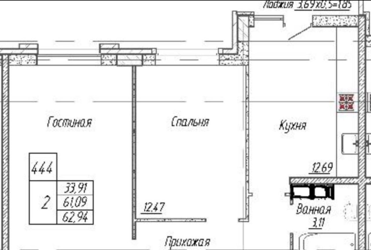 квартира г Краснодар р-н Прикубанский квартал «Достояние» Достояние мкр фото 11