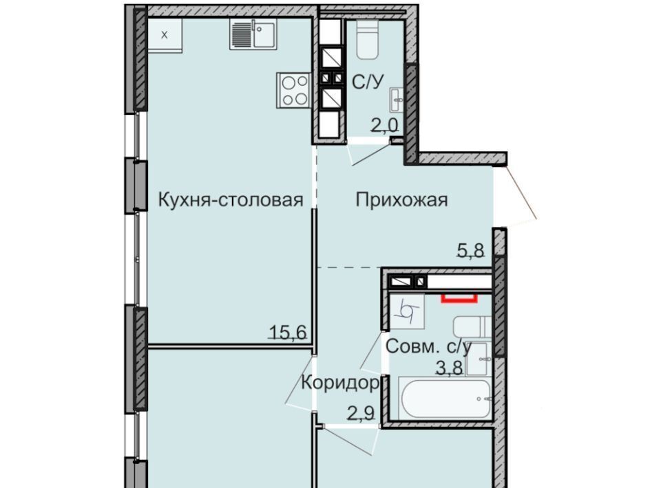 квартира г Ижевск р-н Ленинский Строитель ЖК «НЕО» жилрайон, 5-й мкр фото 1