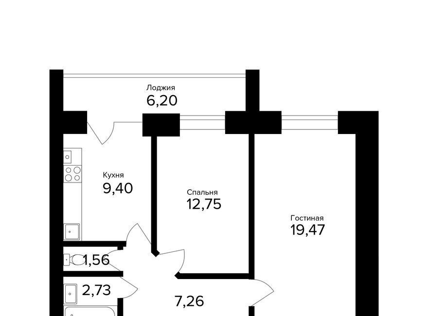 квартира г Ярославль р-н Дзержинский ул Александра Додонова 6к/4 фото 1