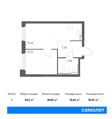 квартира метро Орехово ЖК «Квартал Герцена» к 2 фото