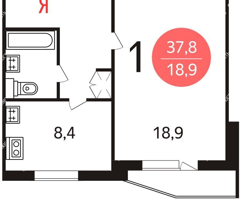 квартира г Москва метро Курьяново проезд Батайский 1 фото 19