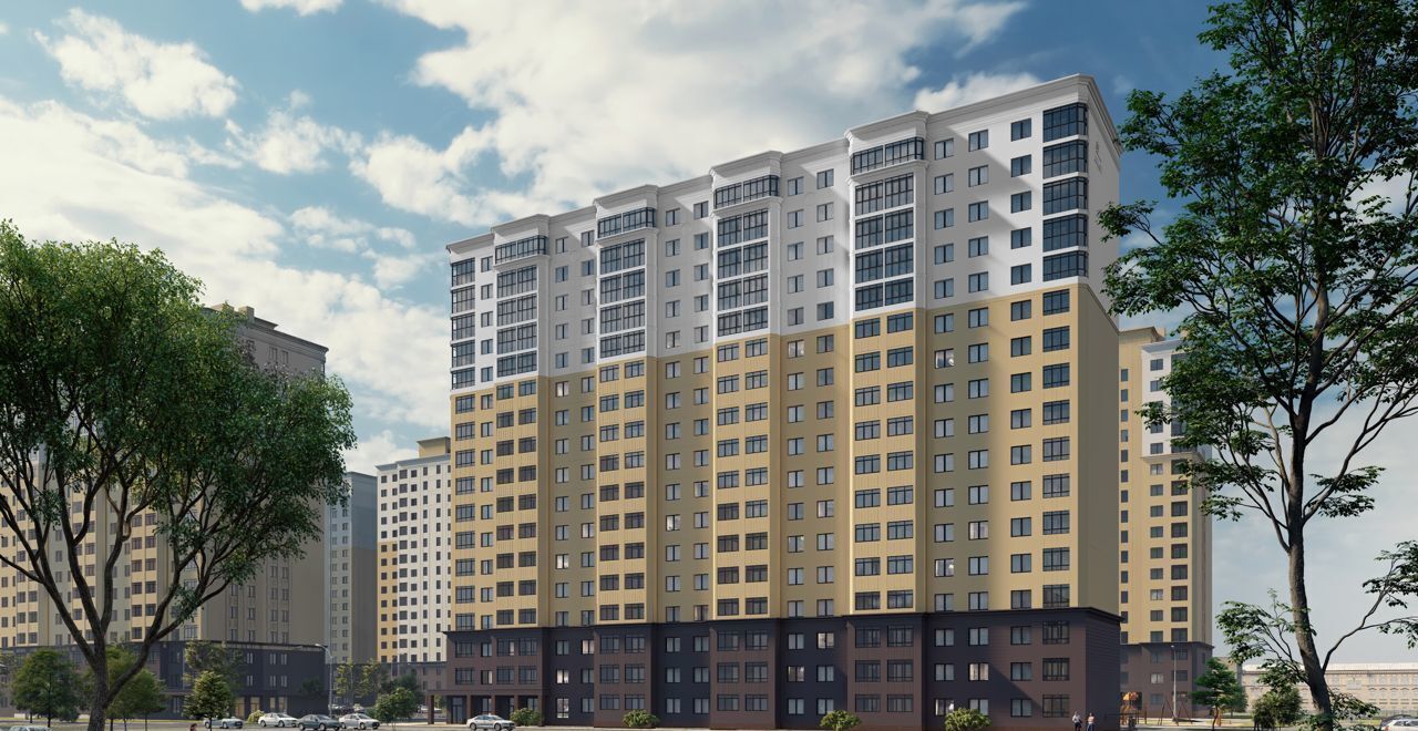 квартира г Нижний Новгород р-н Московский Буревестник ЖК «Город времени» ул. 50-летия Победы/Страж Революции/Гвардейцев/Евгения Никонова, стр. 17 фото 1