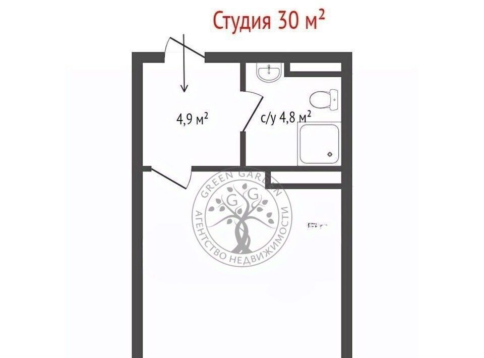 квартира г Екатеринбург Ботаническая ул Крестинского 35 фото 17