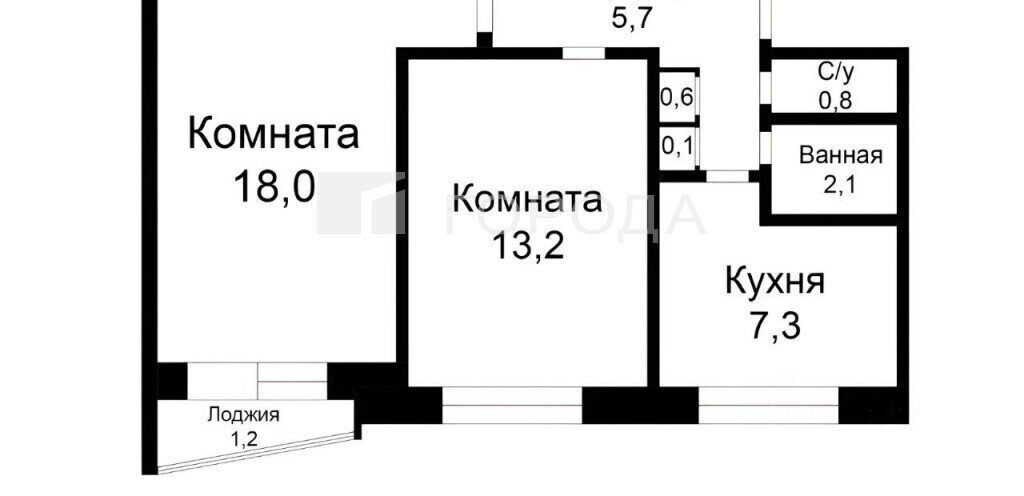 квартира г Москва метро Люблино ул Ставропольская 58к/1 фото 16