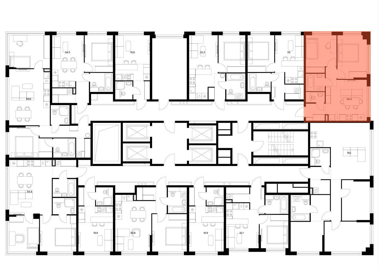 квартира г Москва метро Кунцевская ул Ивана Франко корп. 3 фото 2