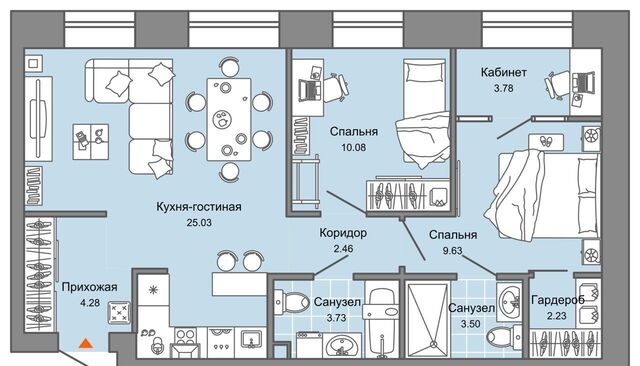 п Широкая Речка Академический ул Удельная 1/1 фото