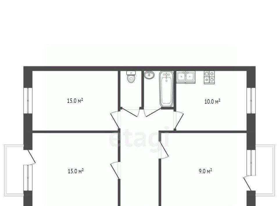 квартира г Клин ул Центральная Клин-5 городок фото 25