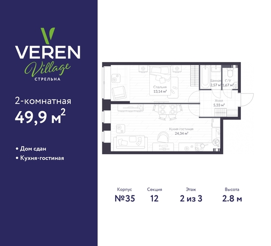 п Стрельна ЖК «VEREN VILLAGE стрельна» метро Кировский Завод метро Нарвская р-н Петродворцовый ш Красносельское З 5, Проспект Ветеранов, Ленинский Проспект, Автово фото