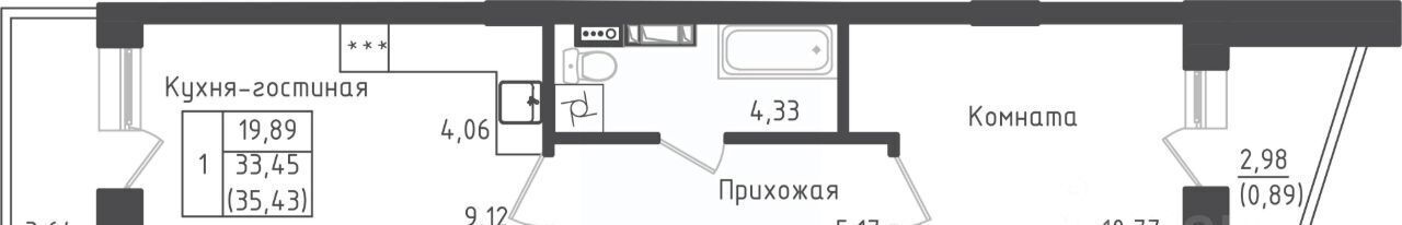 квартира городской округ Дмитровский д Рыбаки Шереметьевская, Город жилой комплекс, Зеленый фото 1