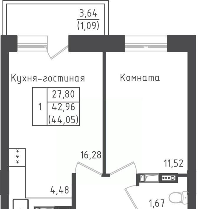 квартира городской округ Дмитровский д Рыбаки Шереметьевская, Город жилой комплекс, Зеленый фото 1