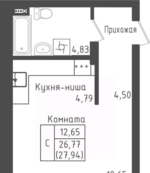 квартира городской округ Дмитровский д Рыбаки Шереметьевская, Город жилой комплекс, Зеленый фото 1