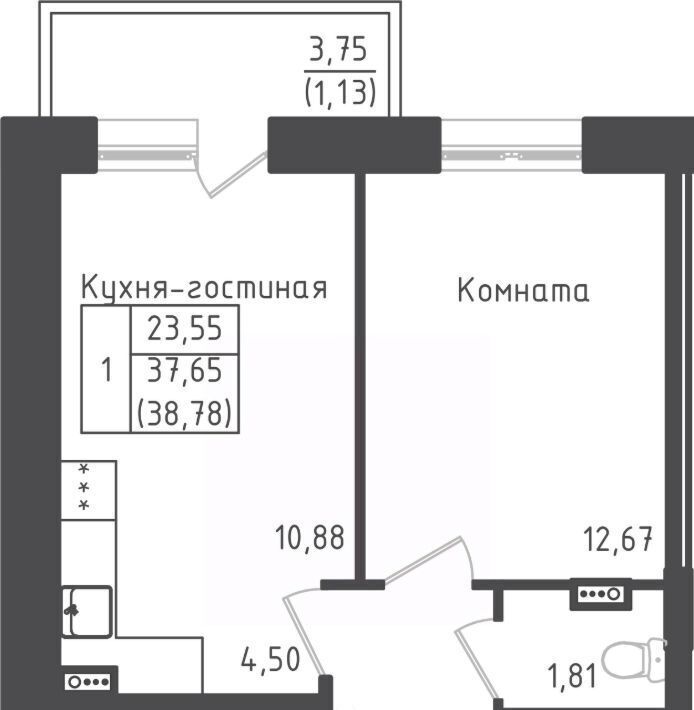 квартира городской округ Дмитровский д Рыбаки Шереметьевская, Город жилой комплекс, Зеленый фото 1