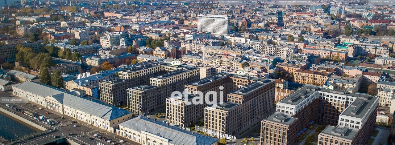 квартира г Санкт-Петербург метро Балтийская ЖК Лермонтовский 54 к 1 фото 5