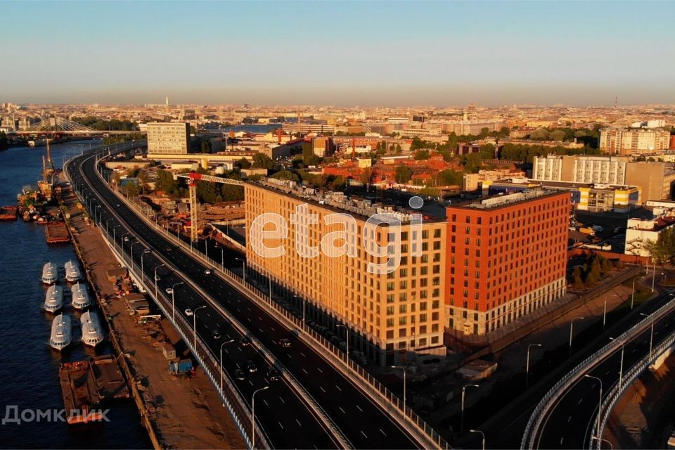 квартира г Санкт-Петербург наб Макарова лофт Docklands. Vasilievsky Василеостровский, 58 ст 1 фото 2