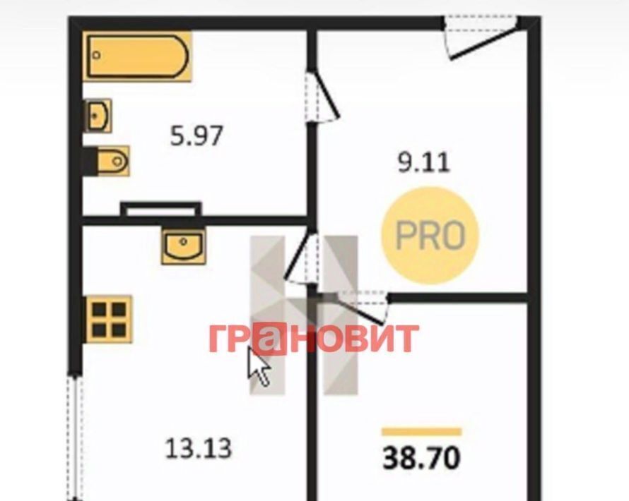 квартира г Новосибирск Речной вокзал ул Автогенная 75 фото 2