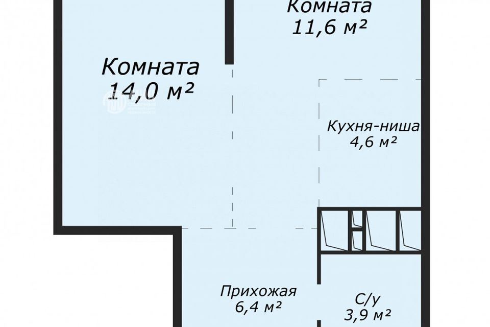 квартира г Долгопрудный ул Парковая 44 ЖК «Бригантина» городской округ Долгопрудный фото 9