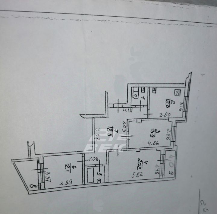 квартира г Курск р-н Центральный ул Володарского 44 фото 2