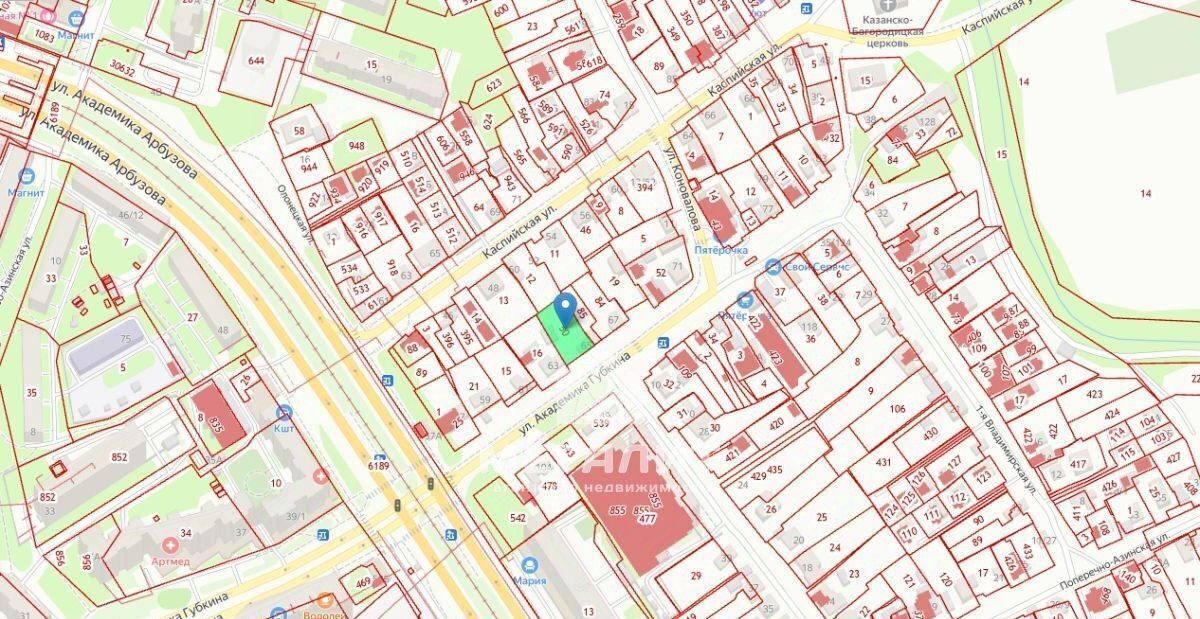 земля г Казань Суконная слобода ул Академика Губкина 65 фото 4