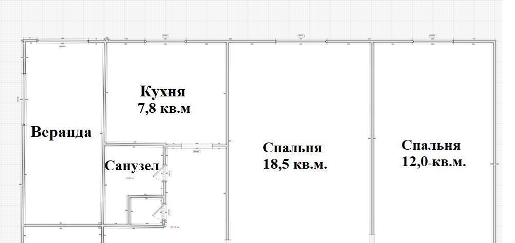 квартира р-н Маловишерский г Малая Вишера ул Красноармейская 17а фото 15