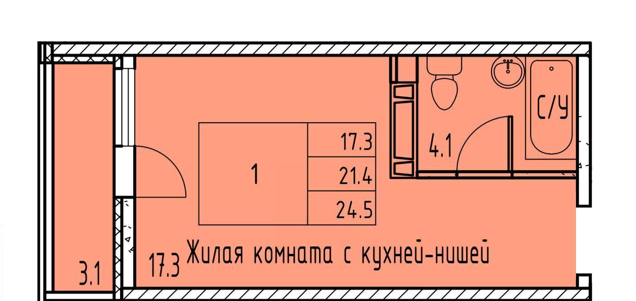 квартира г Ростов-на-Дону р-н Советский пр-кт Маршала Жукова 18/1 фото 1