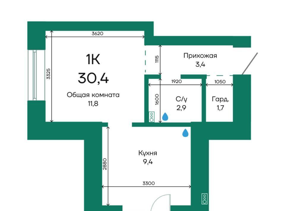 квартира г Барнаул р-н Индустриальный ул Просторная 390к/1 фото 1